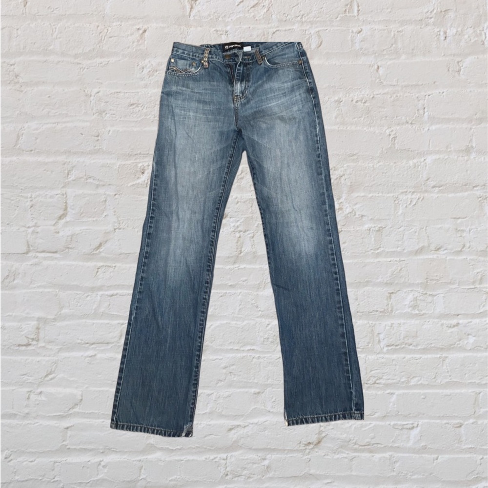 Petrol Straight Leg Jeans